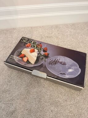 Studio Nova Winter Berries Glass Plates set of 6